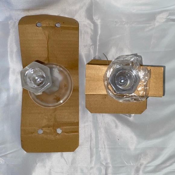 RETIRED! PartyLite❄️Starry Nights Taper Holder (P7876) - Set of 2 - Picture 4 of 8